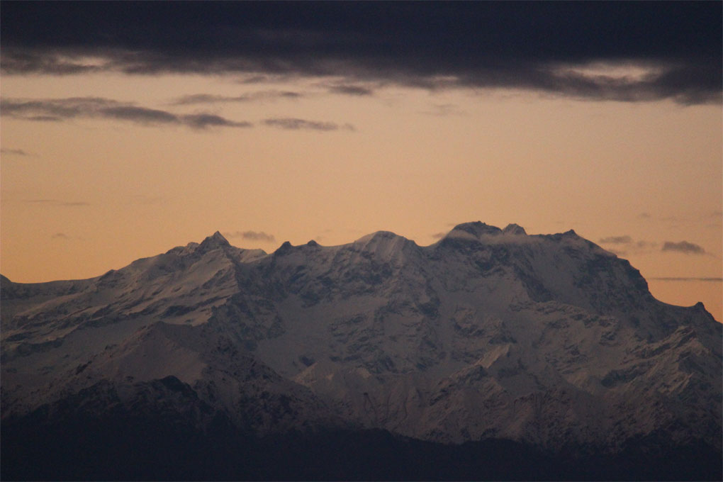 Tramonto sul Monte Rosa