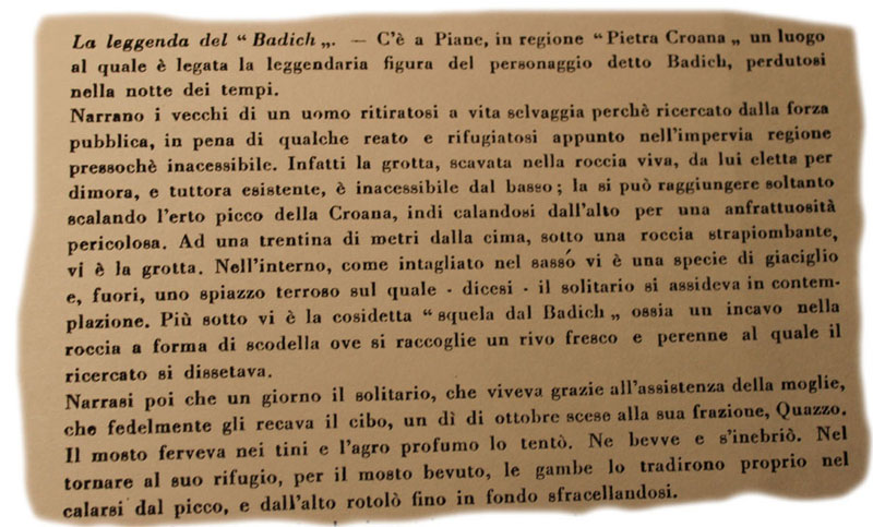 Pagina 689, Leggenda del Badich