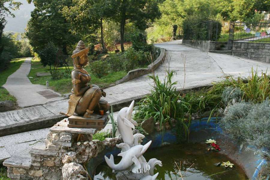 Giardino con la fontana